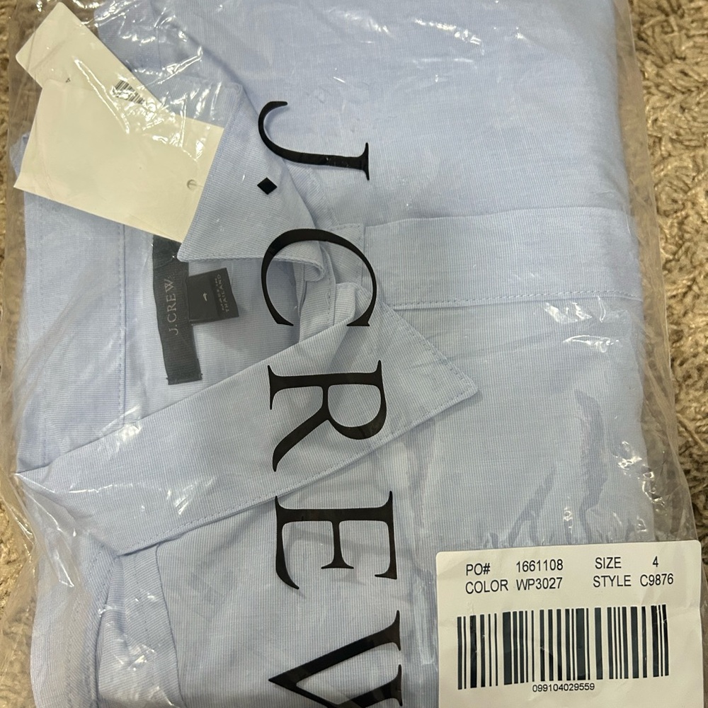 J. Crew Women’s Sky Blue Dress Shirt